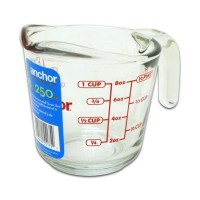 Anchor Hocking Fire-King 8 ounce Glass Measuring Cup