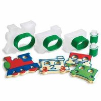 Cuisipro SnapFit Green Train Cookie Cutters