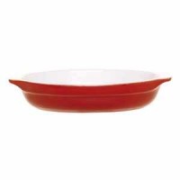 Emile Henry 8.5-inch Oval Gratin Red