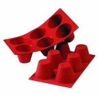 Fat Daddio's 6-Cup Silicone Jumbo Muffin Baking Pan