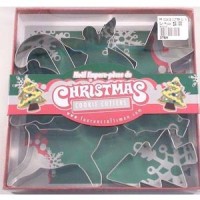 Fox Run 7 Piece Christmas Cookie Cutter Set