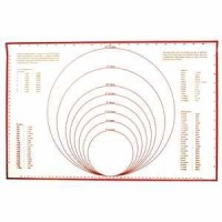 Fox Run Pastry Mat with Measurements