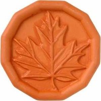 JBK Terra Cotta Brown Sugar Savers, Maple Leaf
